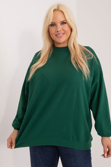 Dark Green Plus Size Hoodie... 2