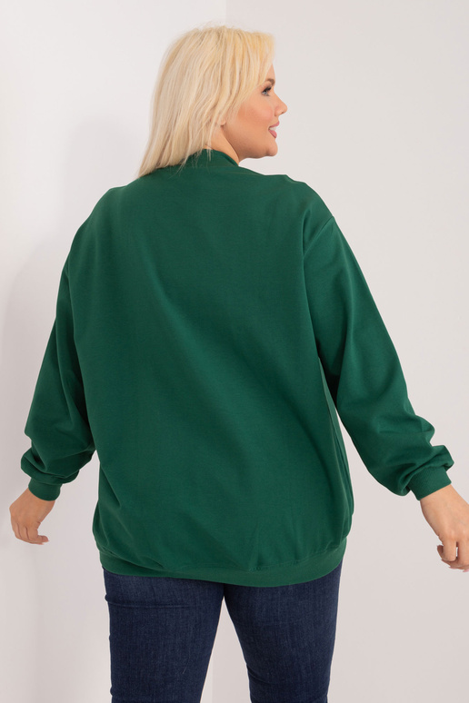 Dark Green Plus Size Hoodie Harmony Dark Green Plus Size Hoodie Harmony