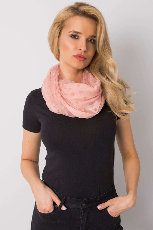 Purvinas rožinis žirnių šalikas