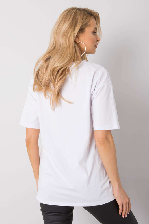 Balti marškinėliai su raštu Jasmine...