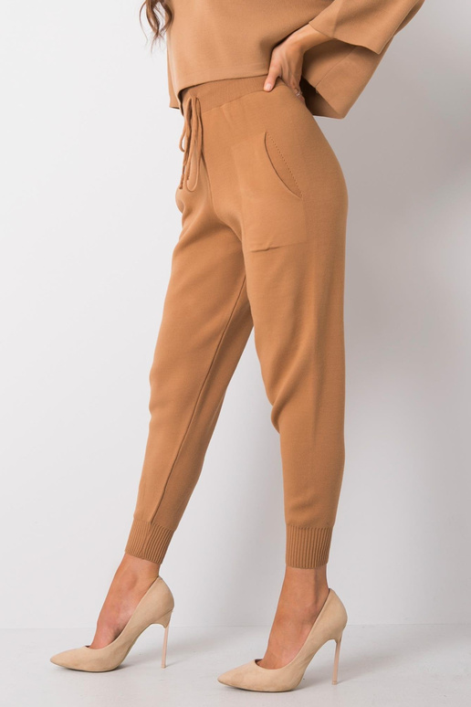 Eleanor RUE PARIS šviesiai rudos kelnės