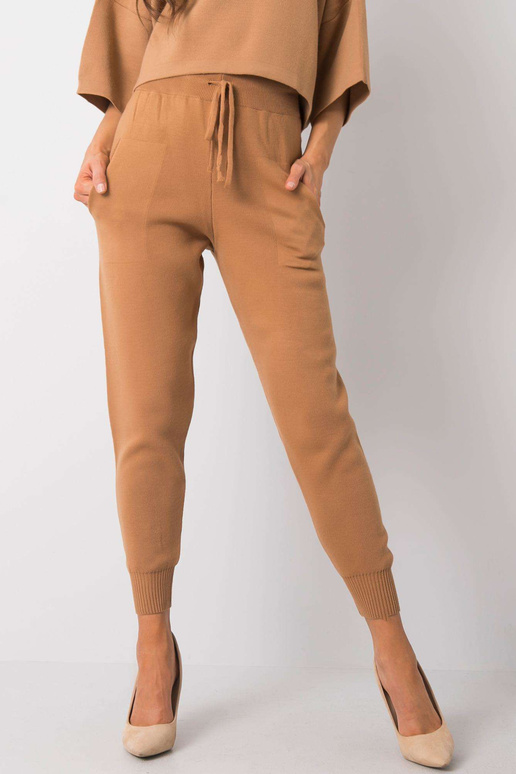 Eleanor RUE PARIS šviesiai rudos kelnės