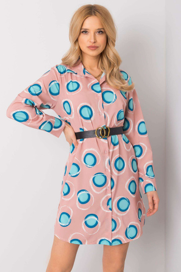 Purvina rožinė Farro suknelė