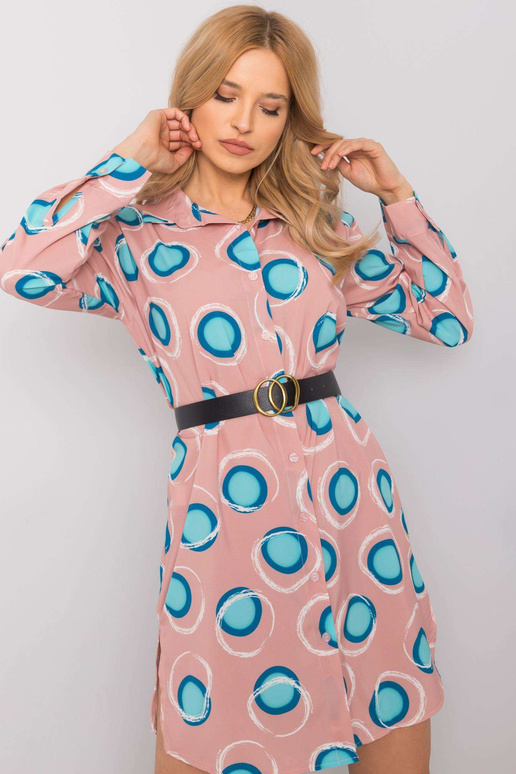 Purvina rožinė Farro suknelė