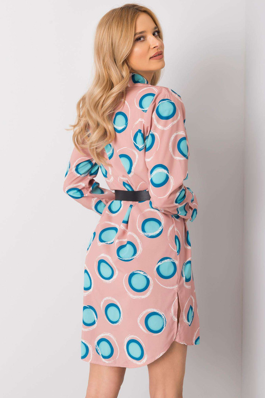 Purvina rožinė Farro suknelė