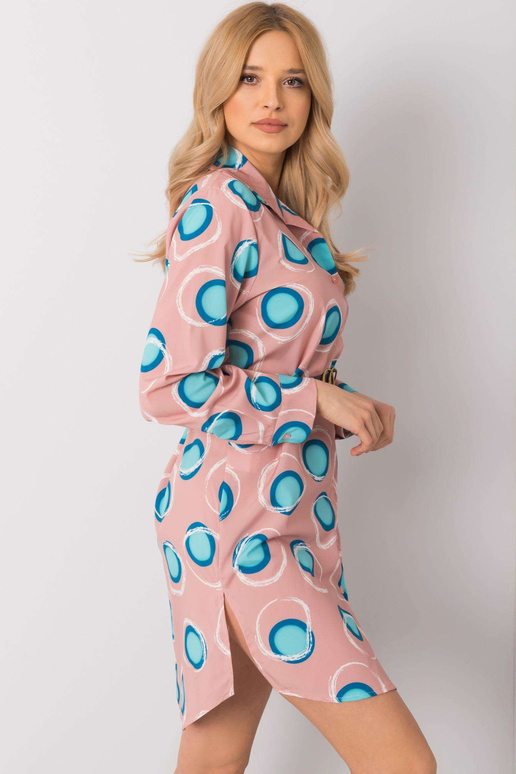 Purvina rožinė Farro suknelė