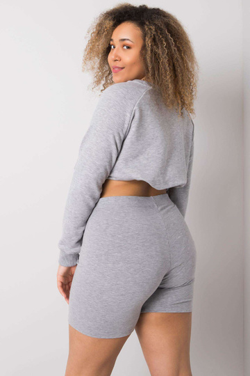 Alessia Cotton Grey didelio dydžio šortai