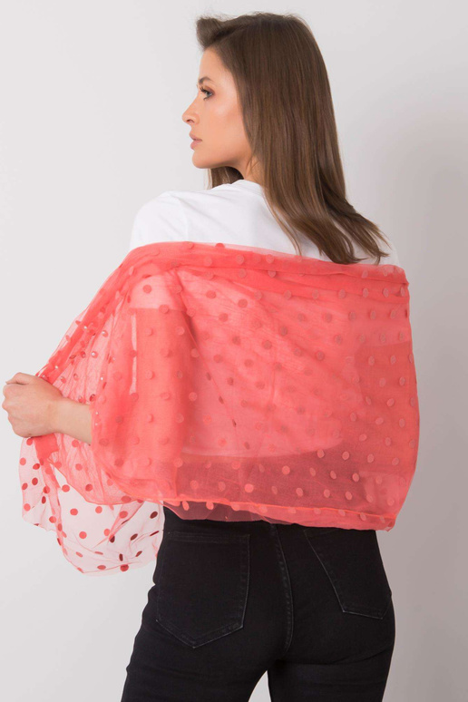 Koralinis šalikas žirniuose