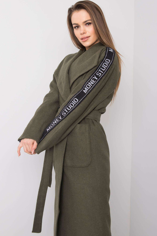 Khaki spalvos paltas Danni