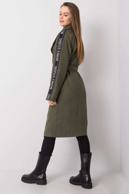 Khaki spalvos paltas Danni