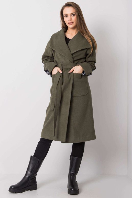 Khaki spalvos paltas Danni