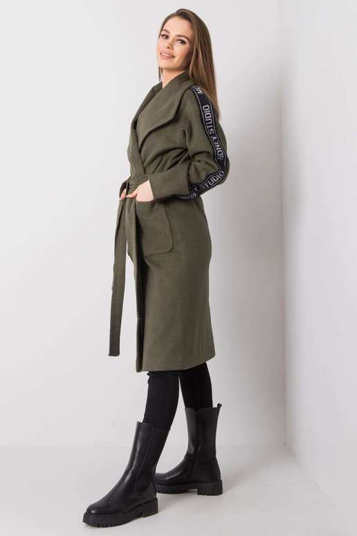 Khaki spalvos paltas Danni