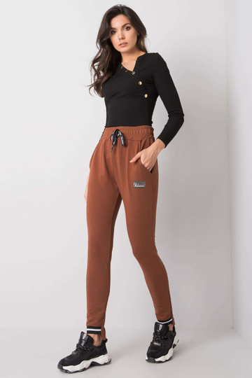 Šviesiai rudos kelnės Luciana 2