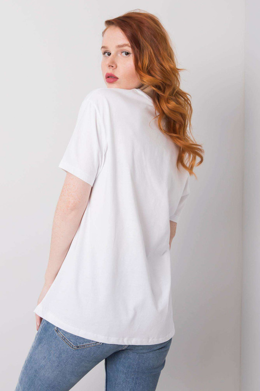 Balti marškinėliai moterims su...