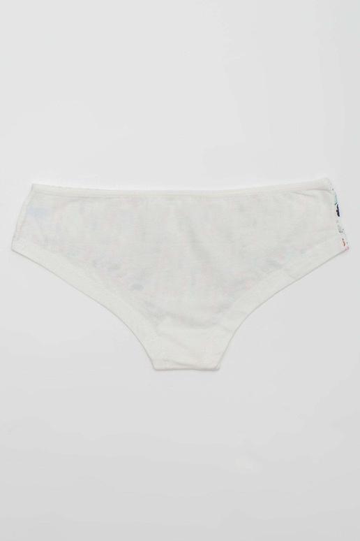 Baltos medvilninės kelnaitės