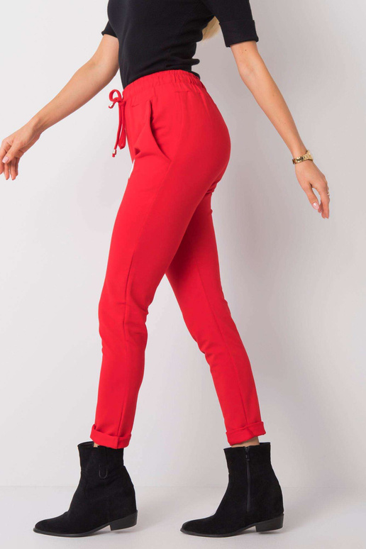 Raudonos Molly sportinės kelnės