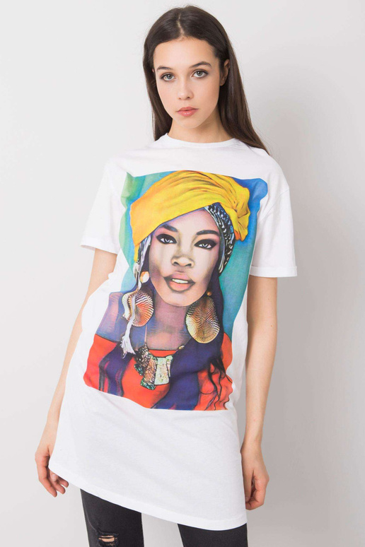 Balta tunika su raštu Dorothea SUBLEVEL Balta tunika su raštu Dorothea SUBLEVEL