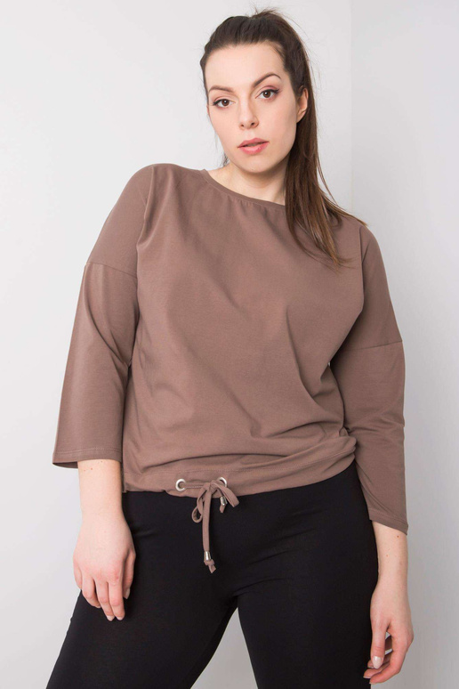 Coffee Plus Size medvilninė palaidinė...