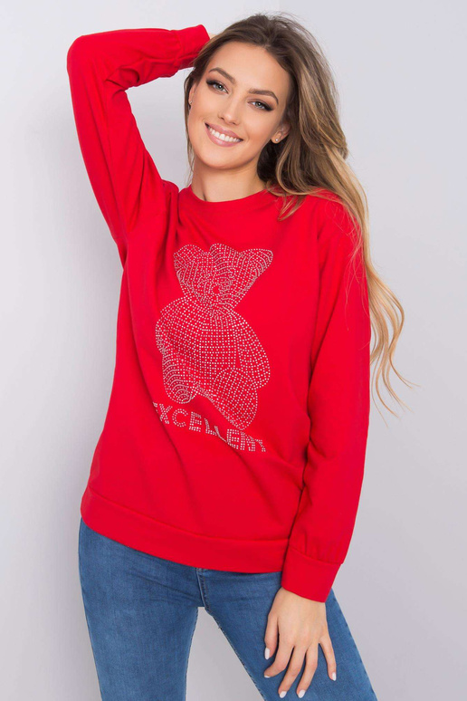 Raudonas megztinis su Darla... Raudonas megztinis su Darla...