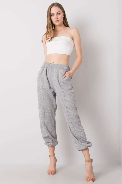 Pilkos spalvos Maye sportinės kelnės