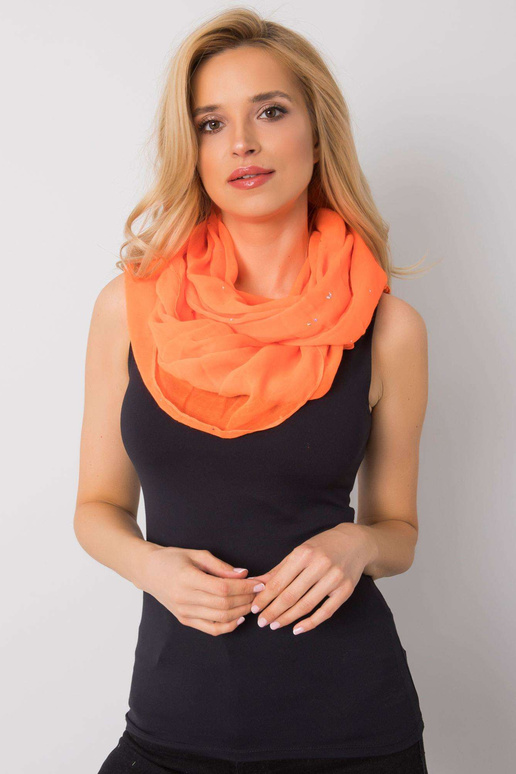 Fluo oranžinis kaminas su blizgiomis...