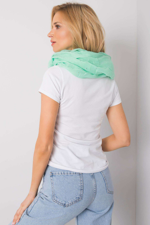 Žalias kaminas su blizgiomis...