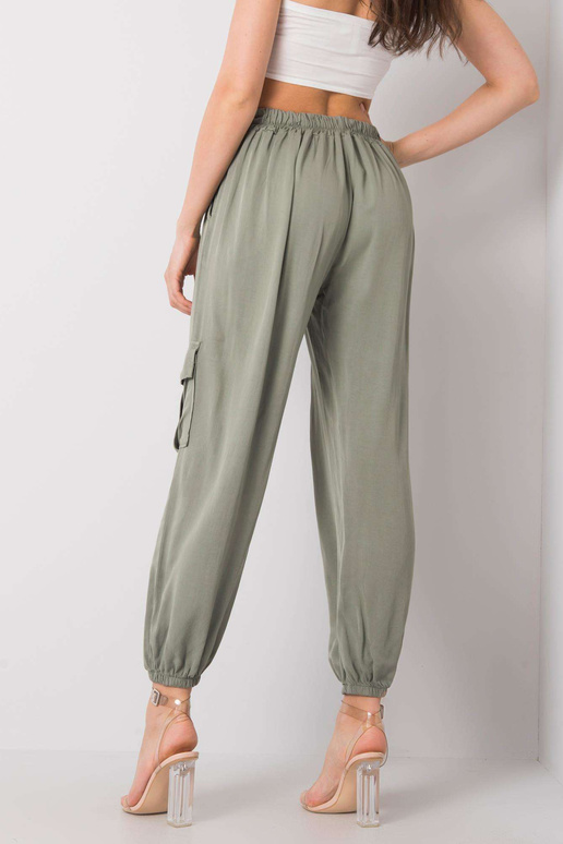 Chaki spalvos kelnės Lorrita OCH BELLA