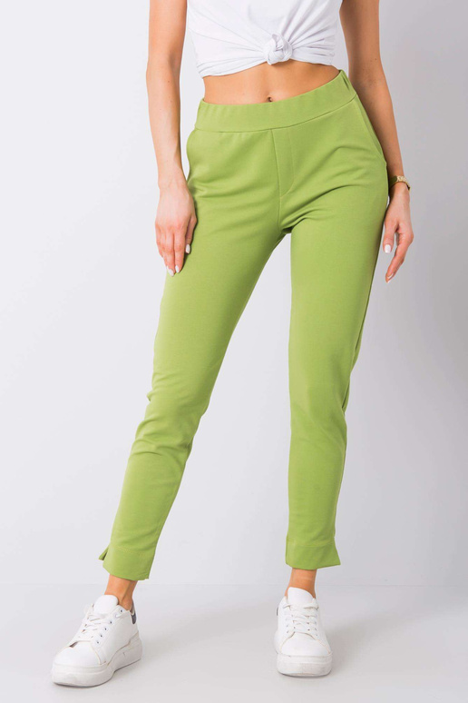 Šviesiai žalios kelnės Nina