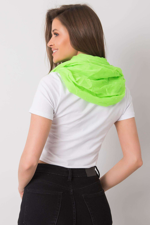 Fluo žalias kaminas su blizgiomis...