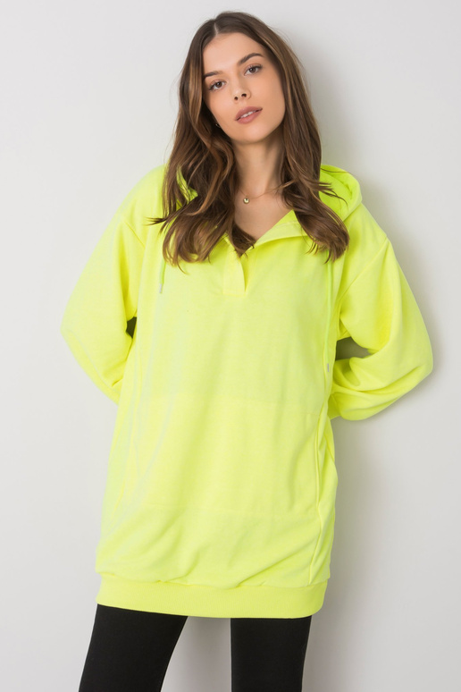 Fluo Yellow Hoodie Olive Fluo Yellow Hoodie Olive