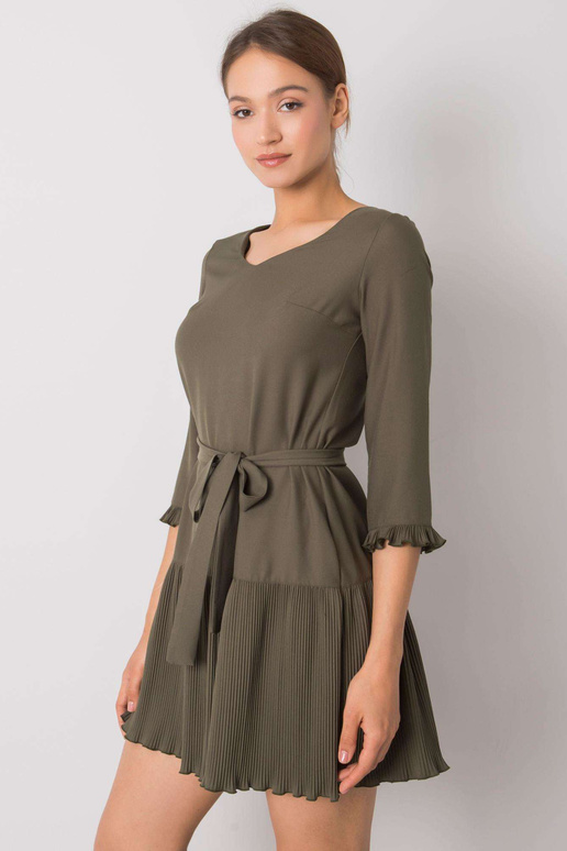 Khaki spalvos suknelė Fleur Khaki spalvos suknelė Fleur