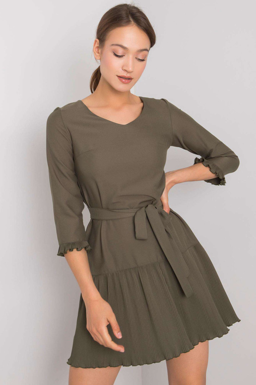 Khaki spalvos suknelė Fleur Khaki spalvos suknelė Fleur