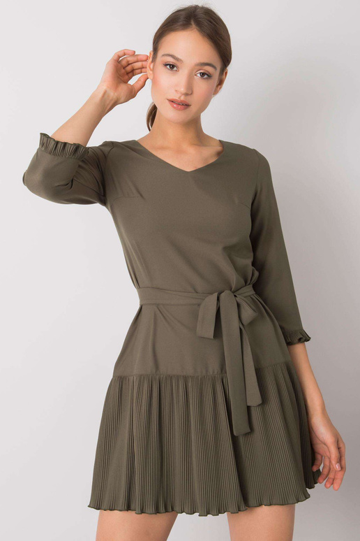 Khaki spalvos suknelė Fleur Khaki spalvos suknelė Fleur