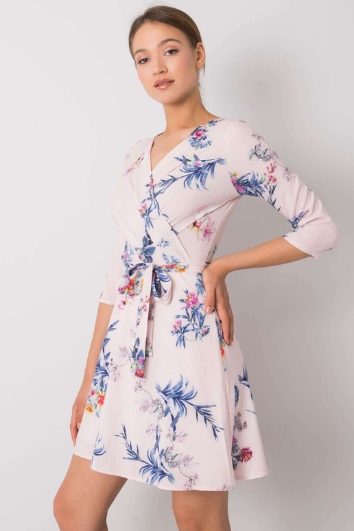 Šviesiai rožinė suknelė su Elise raštais