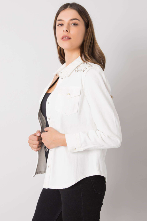 Anneka balti džinsiniai marškiniai