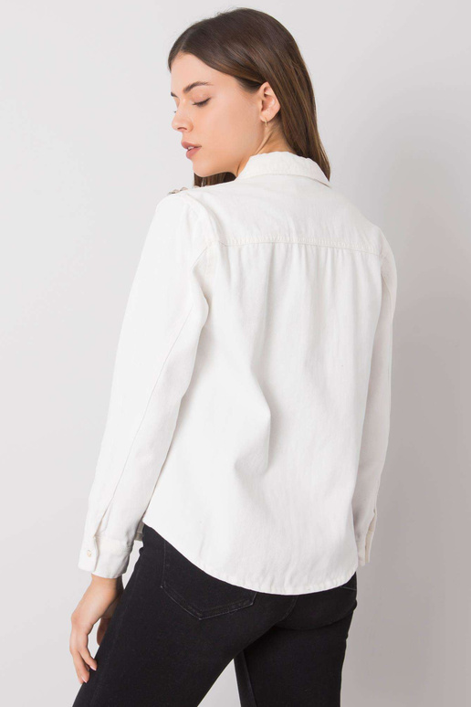 Anneka balti džinsiniai marškiniai