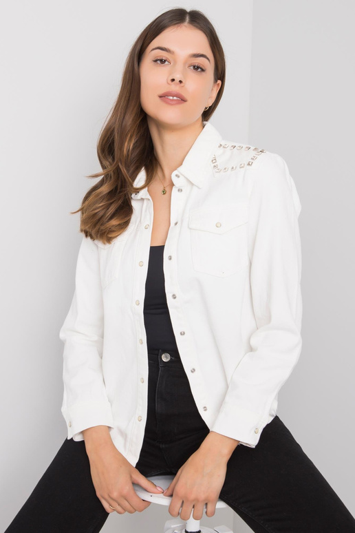 Anneka balti džinsiniai marškiniai