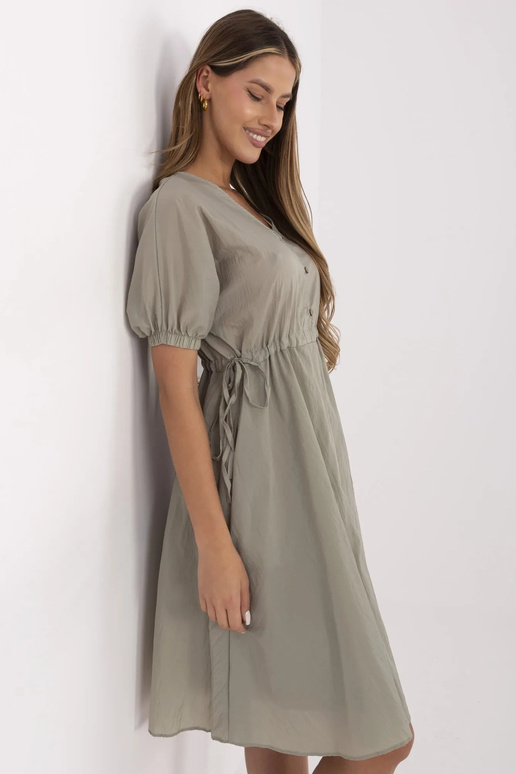 Khaki spalvos suknelė Kaia RUE PARIS Khaki spalvos suknelė Kaia RUE PARIS