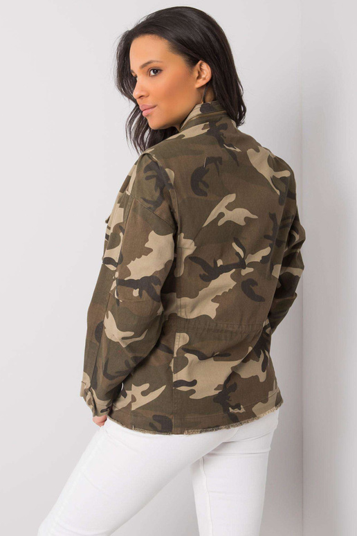 Chaki kamufliažinė striukė Rochelle