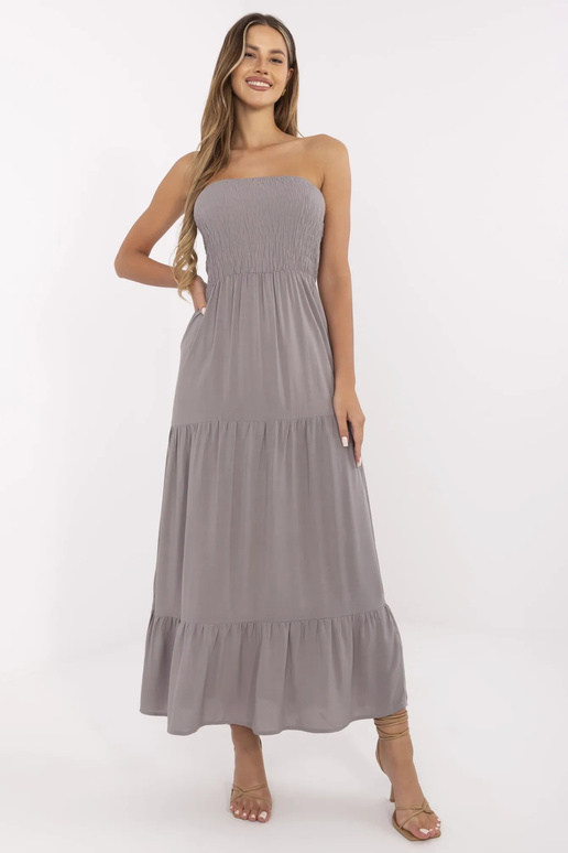 Giuseppina FRESH MADE pilka maxi suknelė Giuseppina FRESH MADE pilka maxi suknelė