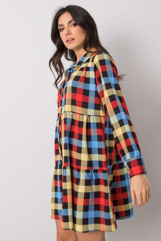 Jendayi raudona ir mėlyna languota...