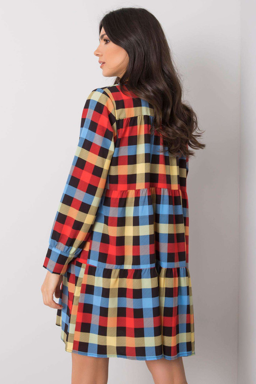 Jendayi raudona ir mėlyna languota...