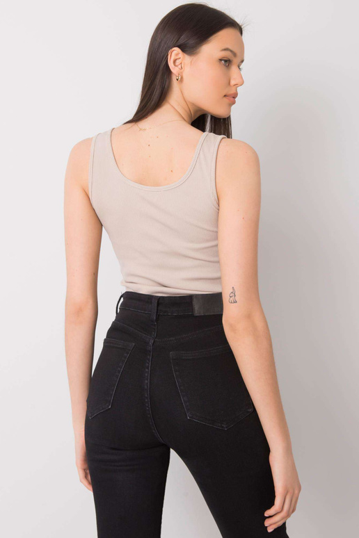 Smėlio spalvos viršus su kišenėmis...