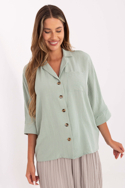 Mayra RUE PARIS šviesiai žali marškiniai Mayra RUE PARIS šviesiai žali marškiniai