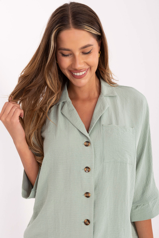 Mayra RUE PARIS šviesiai žali marškiniai Mayra RUE PARIS šviesiai žali marškiniai