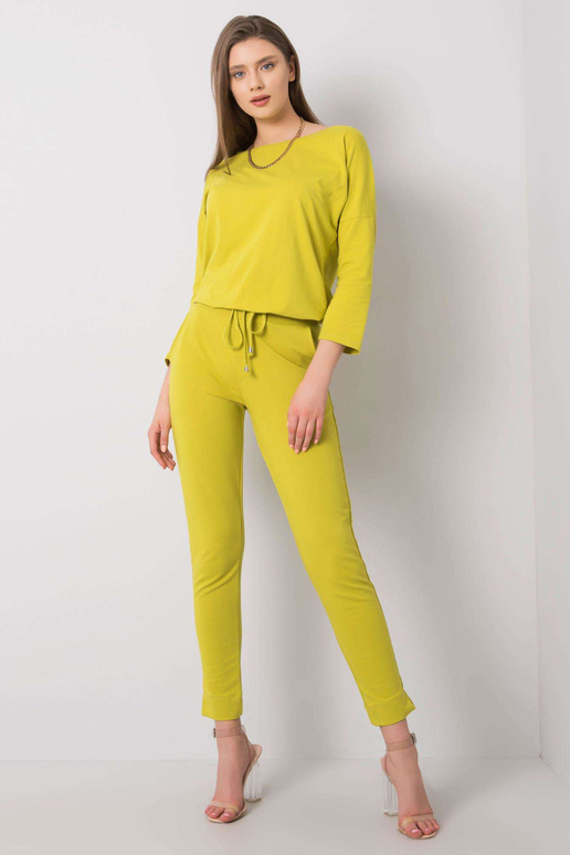 Šviesiai žalios kelnės Nina