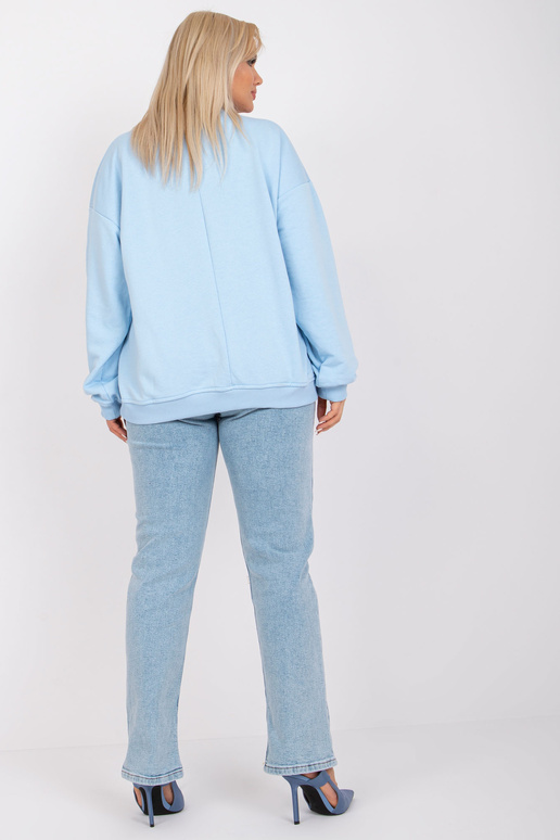 Šviesiai mėlynas plius dydžio...