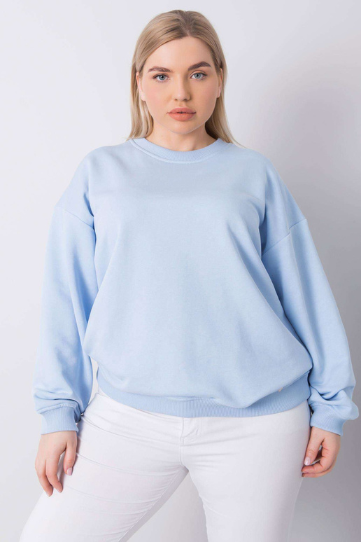 Šviesiai mėlynas plius dydžio...