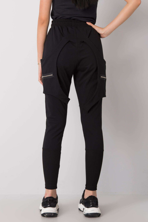 Megan juodos sportinės kelnės