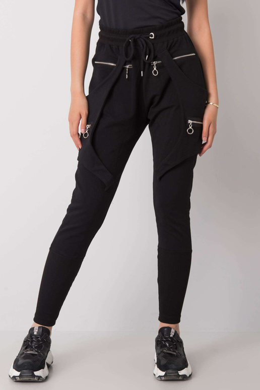 Megan juodos sportinės kelnės